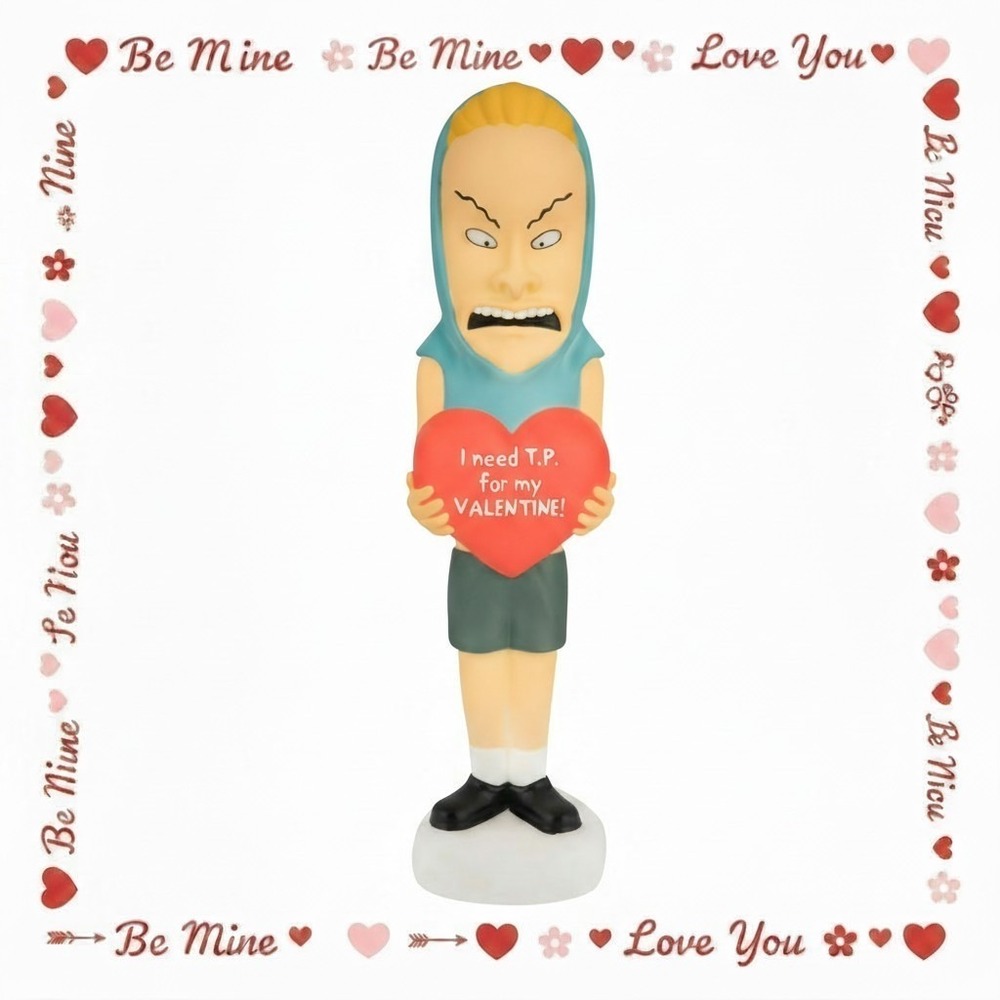 Beavis Valentines Day Blow Mold Lighted Decor Butthead‎ 14" Present Gift 2026
